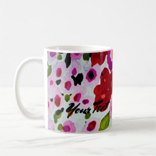 Mug Explosion de fleurs aquarelles en couleur vive