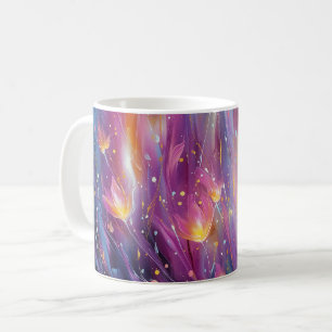 Mug Explosion florale lumineuse abstraite