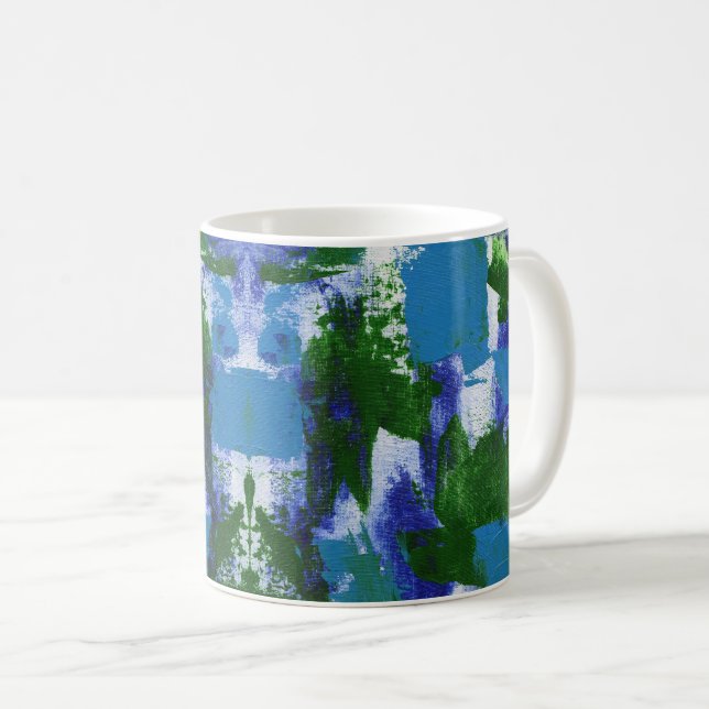 Mug Expression Abstraite no 4 par Michael Moffa (Devant droit)