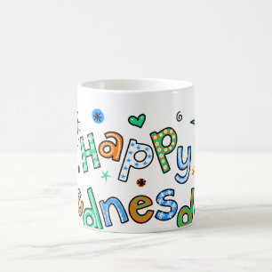 Mug Expression heureuse mignonne des textes de