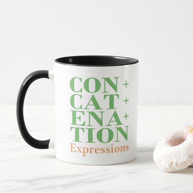 Mug Expressions de concaténation en programmation Cobo (Avec donut)
