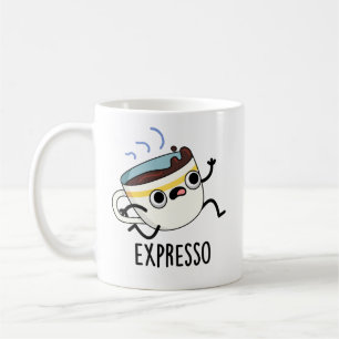 Mug Expresso Drôle Coureur De Coffee Pun