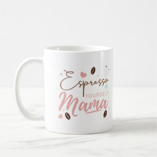 Mug Exprimez-vous Mama Citation Café