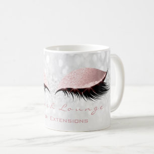 Mug Extension de cils Studio Pastel rose maquillage gr