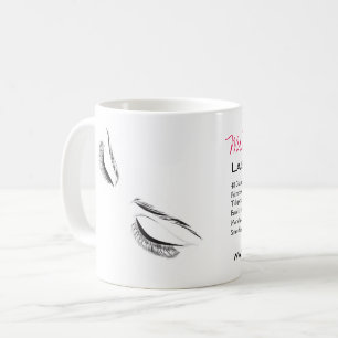 Mug Extension de la barre des cils longs