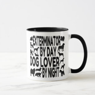 Mug Exterminateur aime les chiens