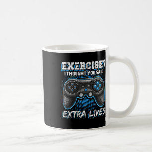 Mug Extra Lives Funky Video Game Contrôleur Retro Jeu