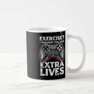 Mug Extra Lives Funky Video Game Contrôleur Retro Jeu