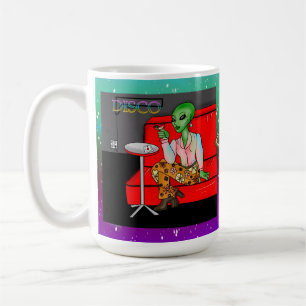 Mug Extraterrestre rétro des années 1970 dans Disco Lo