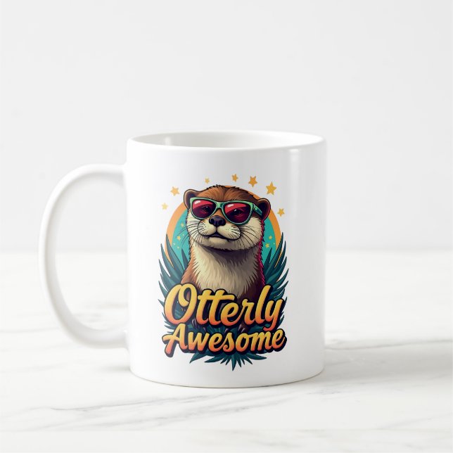 Mug Extrêmement Génial, Amoureux De Loutres De Mer (Gauche)