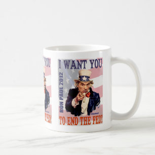 Mug Extrémité de Ron Paul le Fed 2012