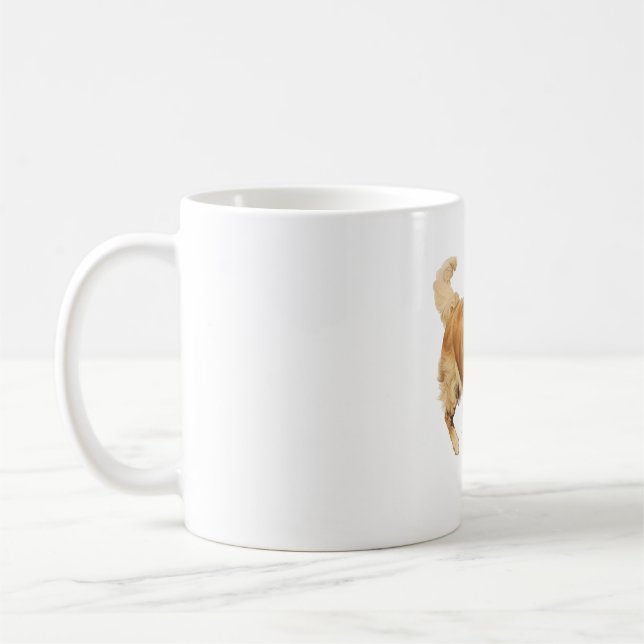 Mug Exubérant Golden Retriever Playtime - Chien dynami (Gauche)