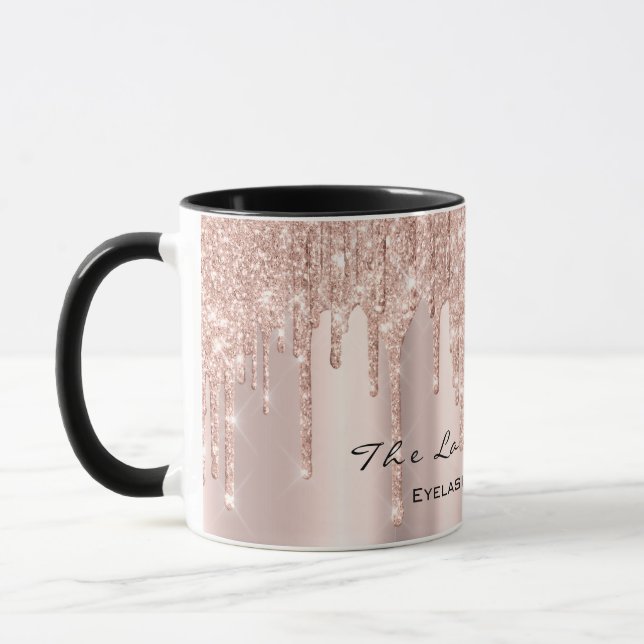 Mug Eyelash Extension Beauty Studio Rose Parties scint (Gauche)