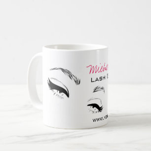 Mug Eyelashes sourcils sourds Maquillage permanent Art