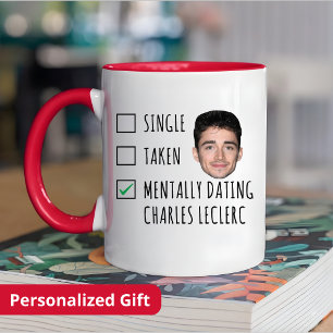 Mug F1, Célibataire Mentalement en Couple avec Charles
