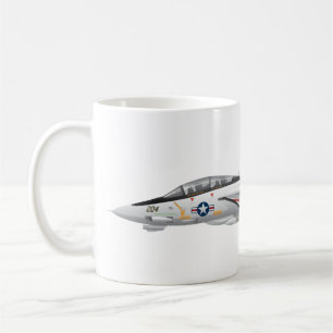 Mug F-14 Tomcat Military Fighter Jet VF-21
