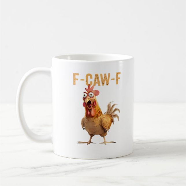 Mug F-Caw-F Style Rétro Classique (Gauche)