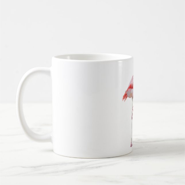 Mug F est pour le Flamant rose (Gauche)
