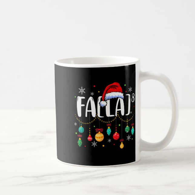 Mug Fa (la) 8 Funny Christmas Santa Fa La Math Teacher (Droite)