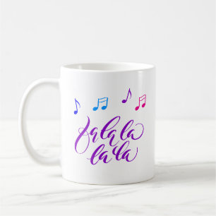 Mug Fa la la Music Lover Vacances