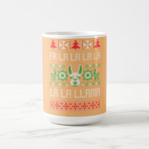 Mug Fa La Llama Shirt - Llam Chandail de Noël moche