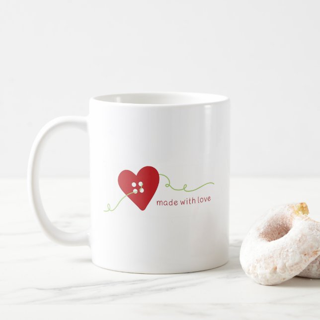 Mug Fabriqué avec amour (Avec donut)