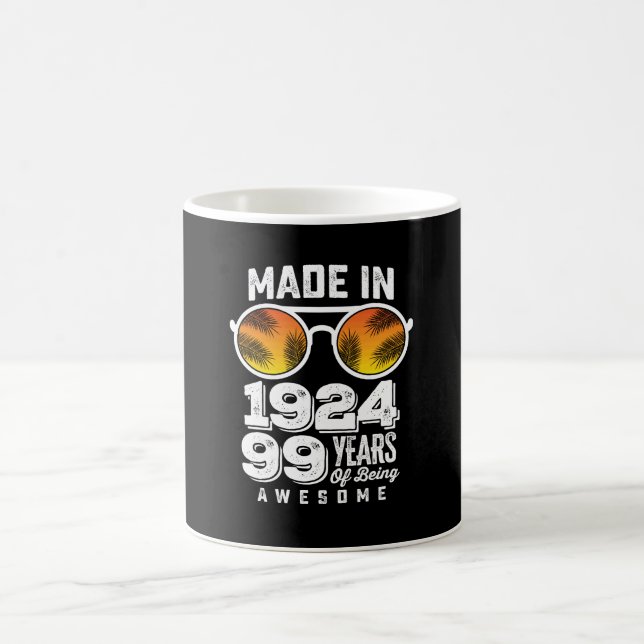 Mug Fabriqué En 1924 99 Ans D'Être Étonnant (Centre)