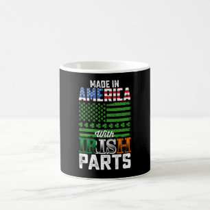 Mug Fabriqué en Amérique avec des pièces irlandaises S