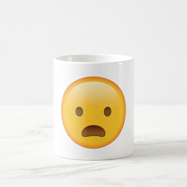 Mug Face de givre avec bouche ouverte - Emoji (Centre)