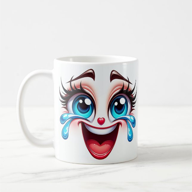 Mug Face de rire (Gauche)