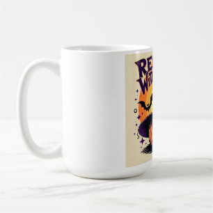 Mug Face de sorcière de repos - Drôle Citrouille d'Hal