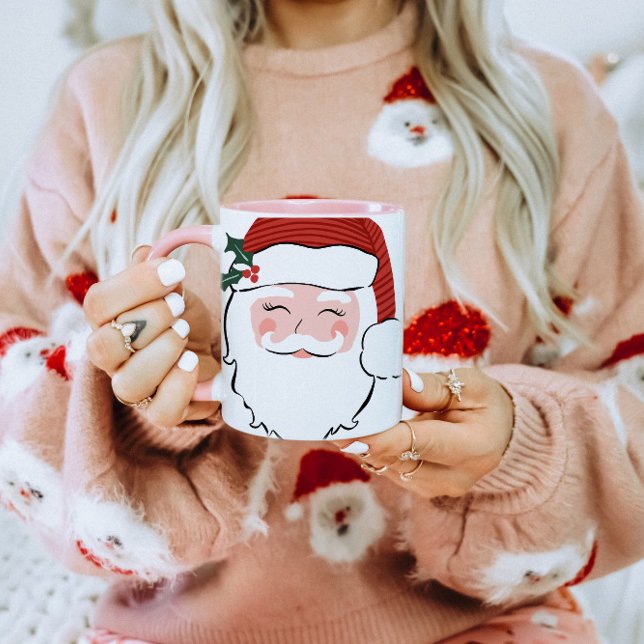 Mug Face père Noël | Ho, Ho, Ho (Créateur téléchargé)