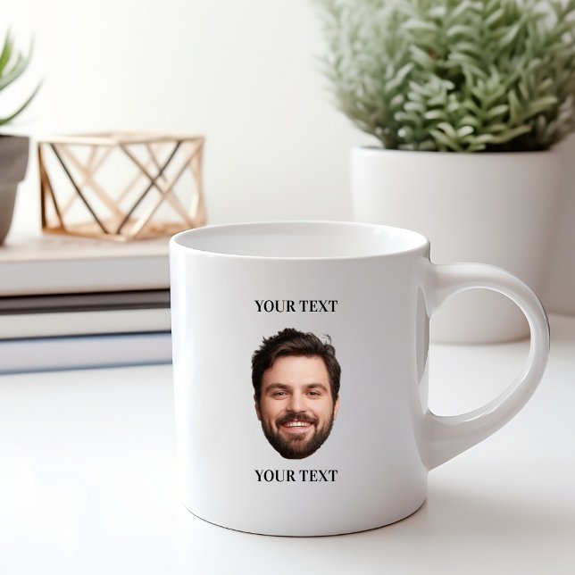 Mug Face personnalisée avec texte (Créateur téléchargé)