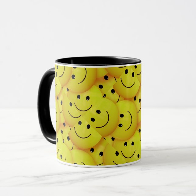Mug Faces everywhere, smiling faces, (Devant gauche)