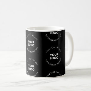 Mug Facile à remplacer Logo et Motif de texte modifiab