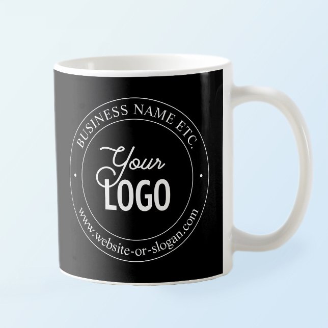 Mug Facile de remplacement de logo et de texte personn (Créateur téléchargé)