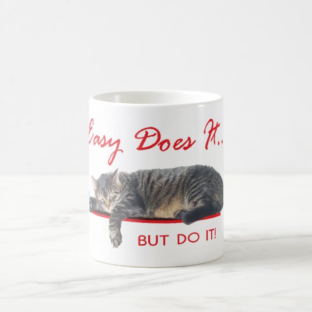Mug facile le fait chat (Centre)