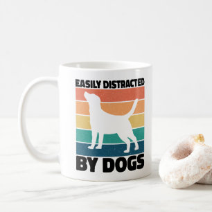 Mug Facilement Distrait Par Chiens Chien Mèmes D'Anniv