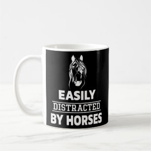 Mug Facilement Distrait Par Les Chevaux Riding Lover D