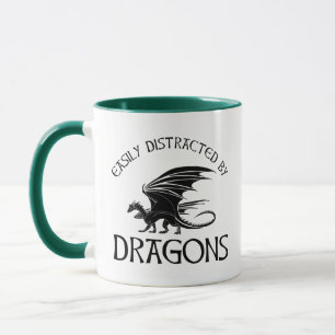 Mug Facilement Distrait Par Les Dragons