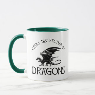 Mug Facilement Distrait Par Les Dragons