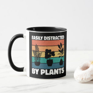 Mug Facilement Distrait Par Les Plantes Amoureux Du Ja