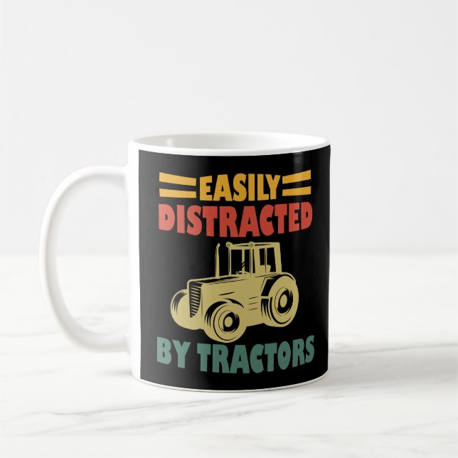 Mug Facilement Distrait Par Les Tracteurs (Gauche)
