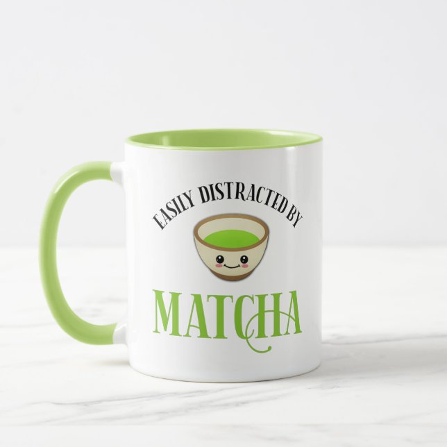 Mug Facilement Distrait Par Matcha (Gauche)