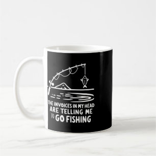 Mug Factures Dans Ma Tête Pêche Drôle Comptabilité Cpa