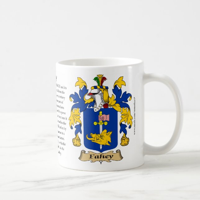 Mug Fahey, l'origine, la signification et la crête (Droite)
