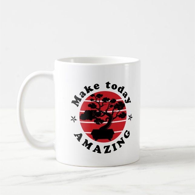 Mug Faire aujourd'hui l'arbre Bonsai Extraordinaire (Gauche)