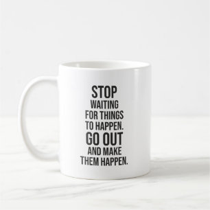 Mug Faire bouger les choses - Gym, Hustle, Succès, Ins