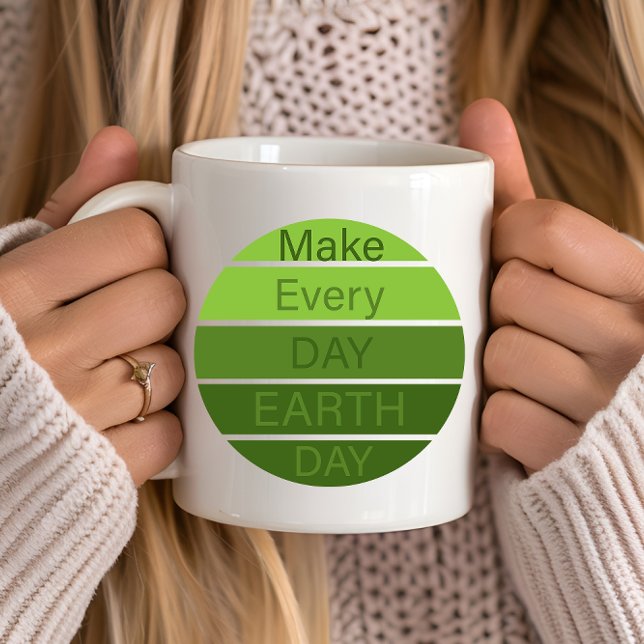 Mug Faire chaque jour des terres quotidien (Créateur téléchargé)