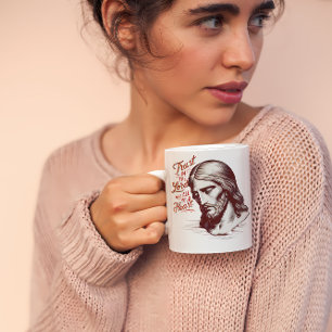 Mug Faire confiance à Jésus avec tout votre coeur